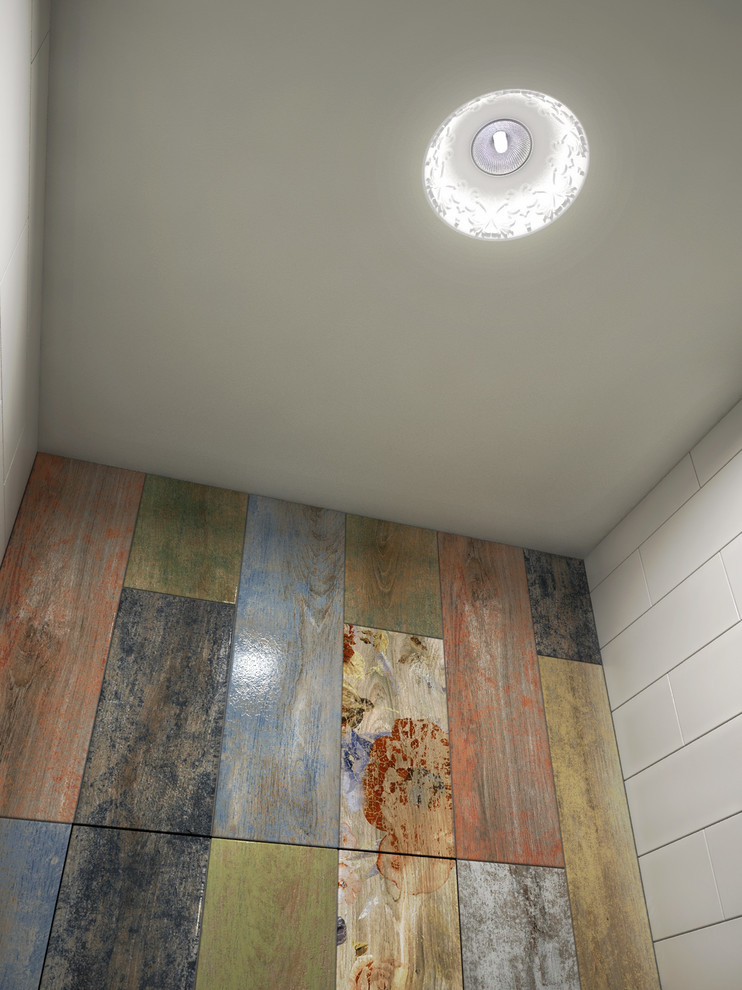 санузел в стиле фьюжн