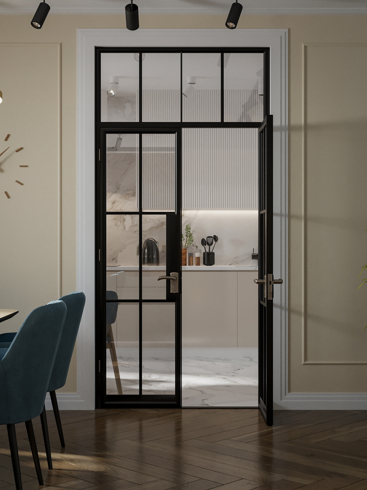 Дизайн квартиры в г. Омске ЖК "Серебряный берег"