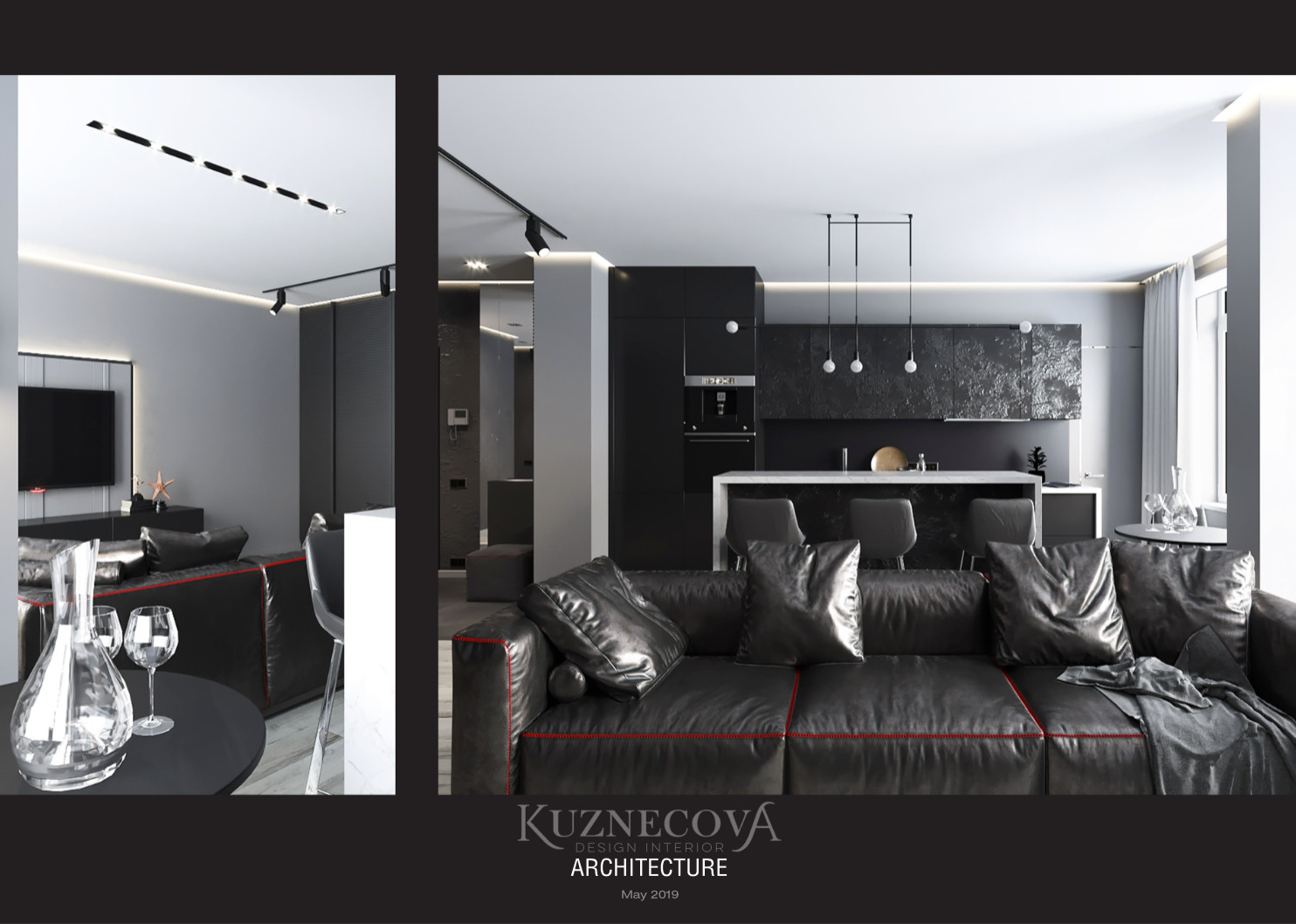 Дизайн проект квартиры 67 кв.м.