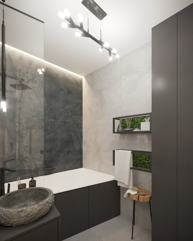 Обложка проекта: Квартира студия для молодого мужчины. Счастье в Царицыно