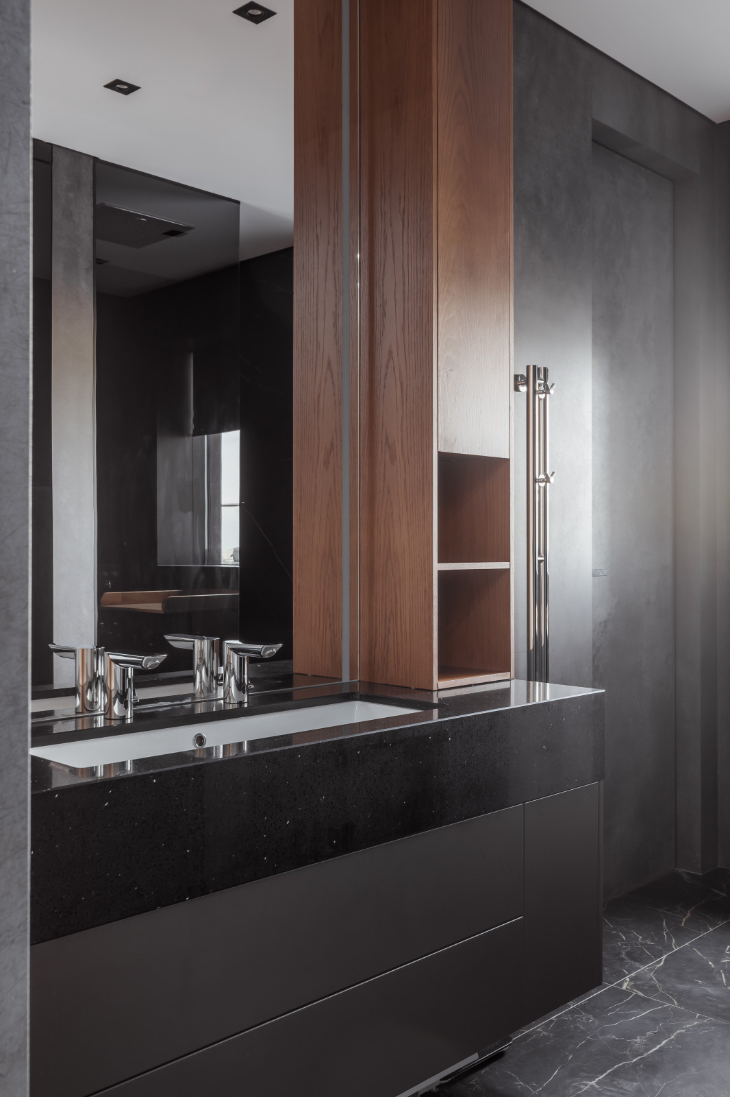 Обложка проекта: Пентхаус (современный) - ванная - гардеробная