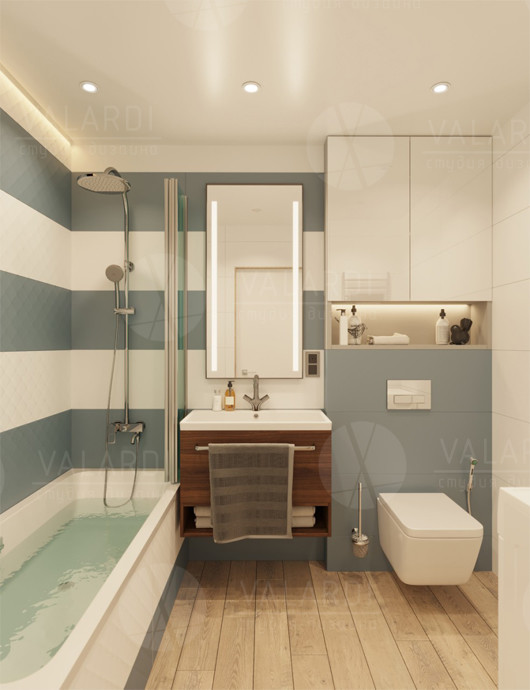 ЖК Московский, однушка, 46 кв.м.