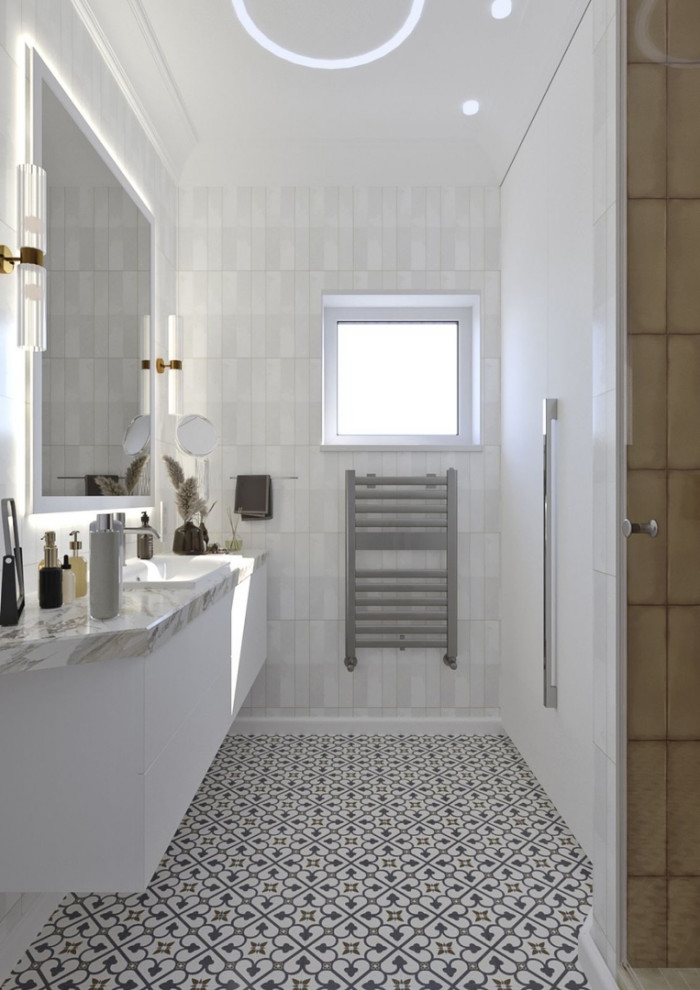 Современный интерьер, с элементами итальянской классики. Загородный дом