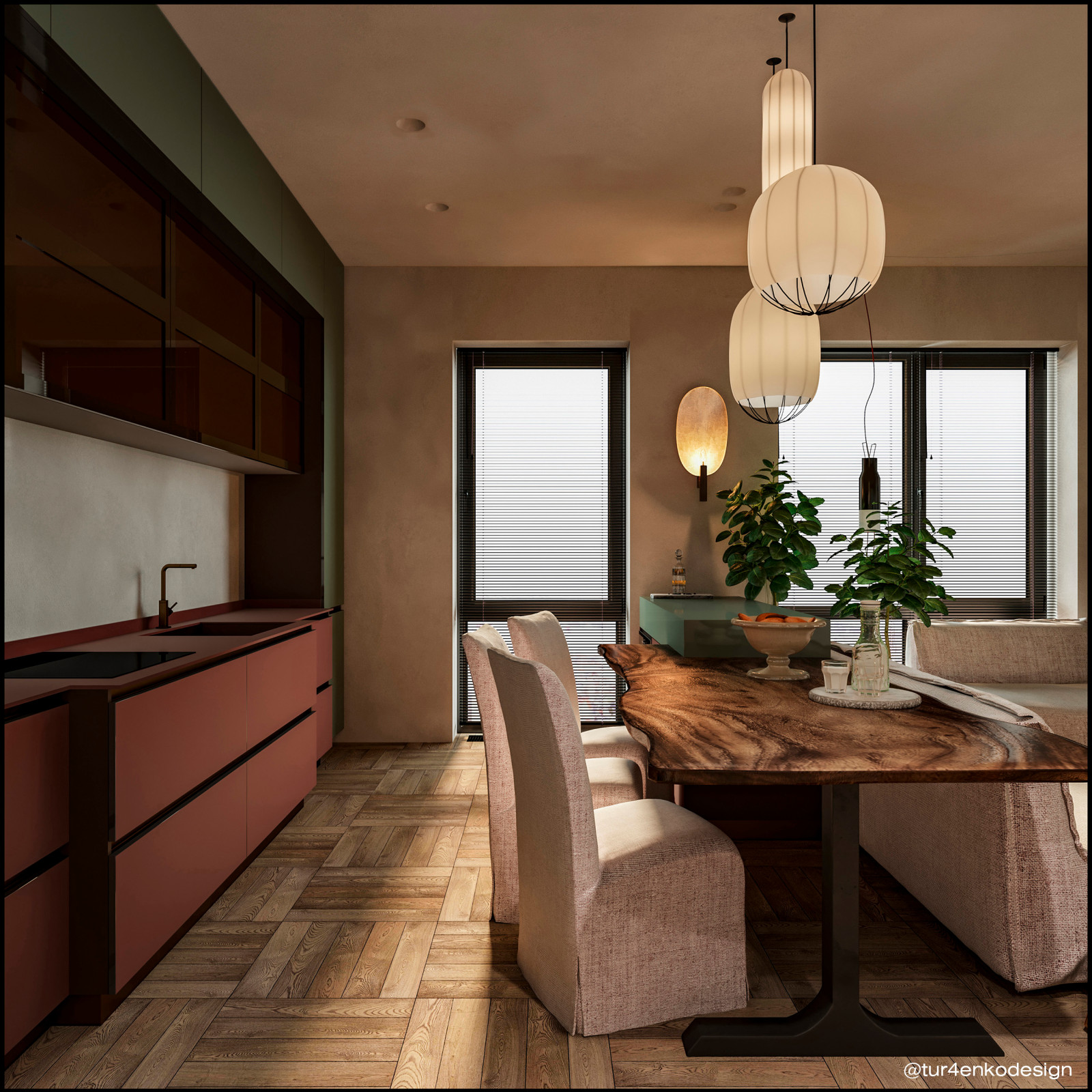 Эклектичный дизайн квартиры 100 м2 в ЖК "Павелецкая сити"