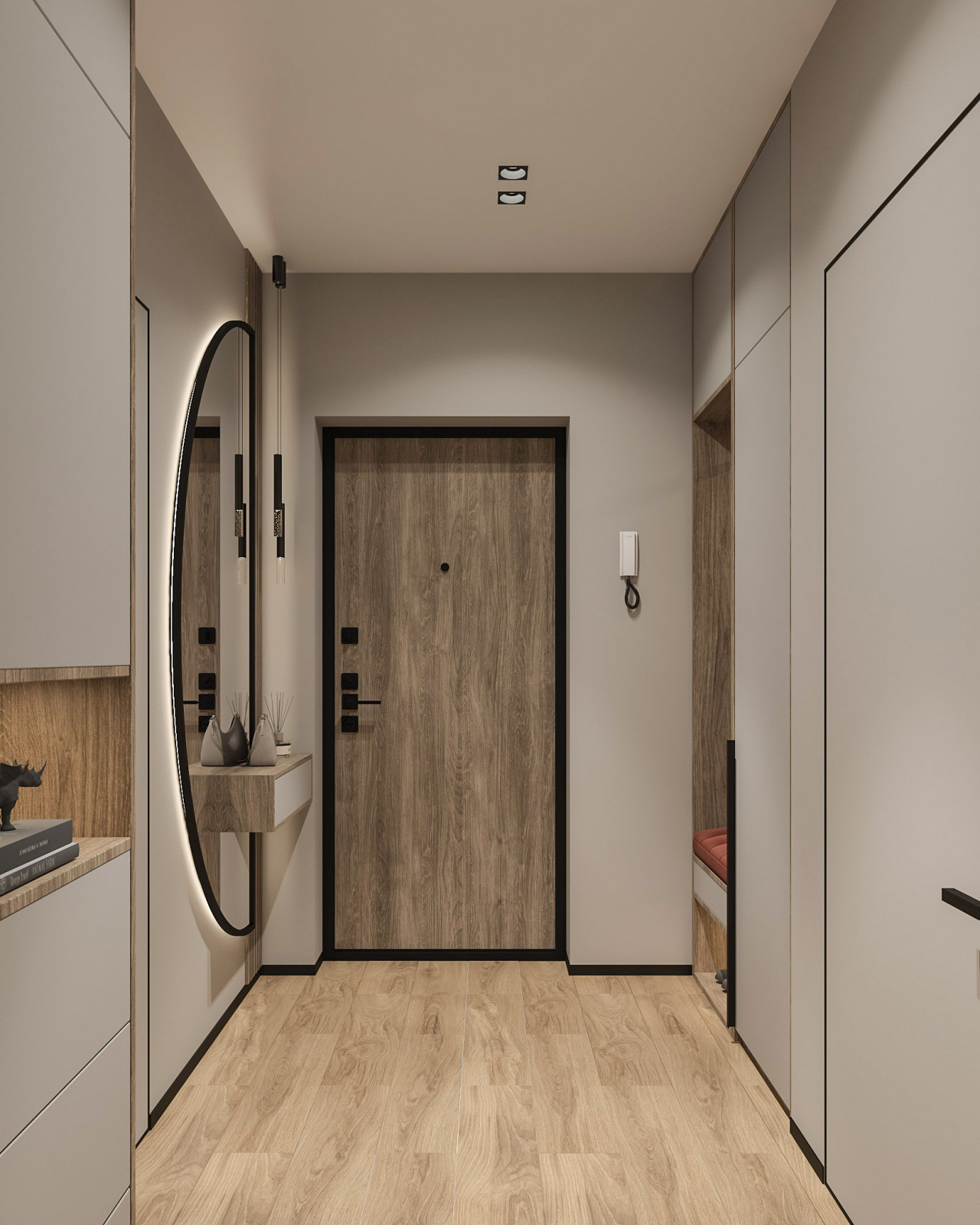 Интерьер прихожей в современном стиле , г. Березовский