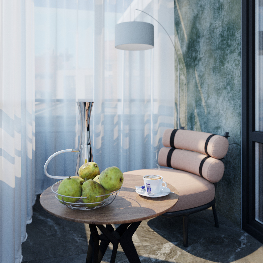 Двухкомнатная квартира с террасой в ЖК Четыре Горизонта