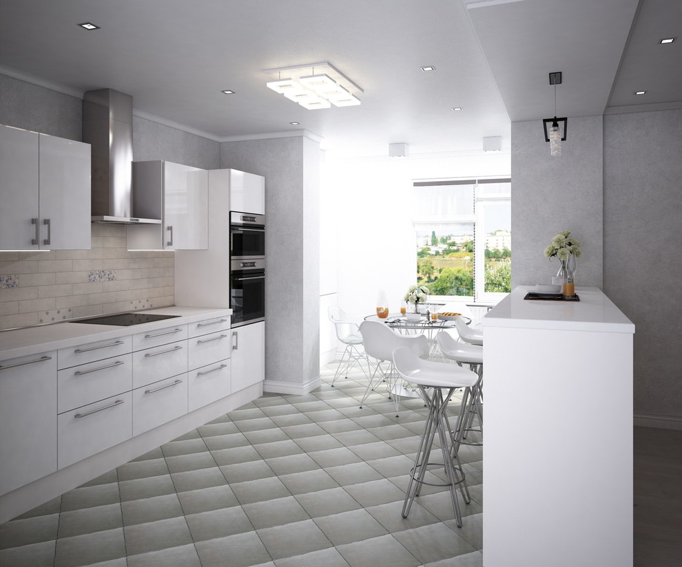 Четырехкомнатная квартира в современном стиле в Клину