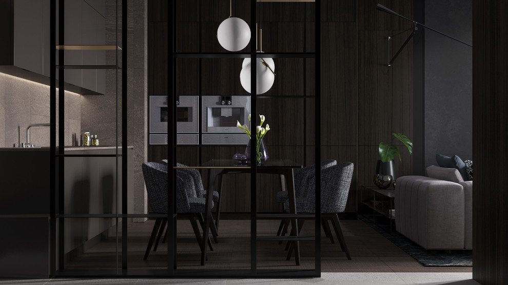 Темная квартира для светлой пары