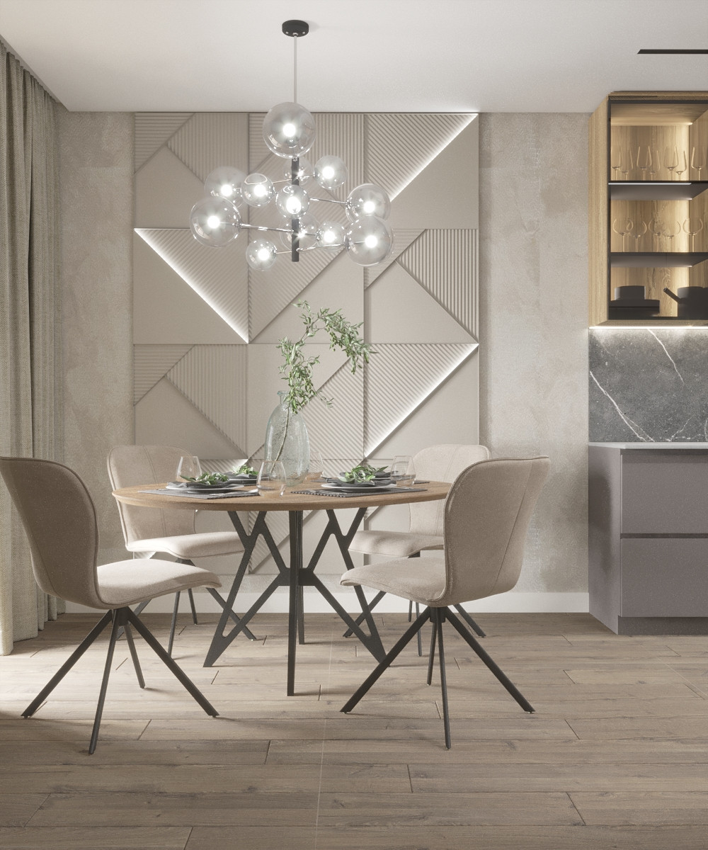 Современная квартира для молодой пары