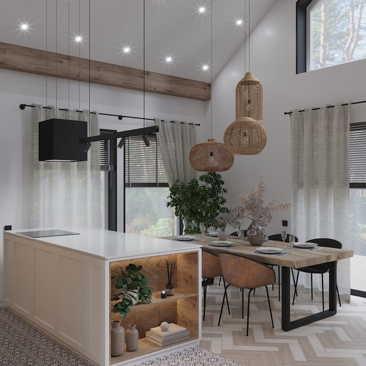 Дизайн проект дома 142 М2, Новосибирск