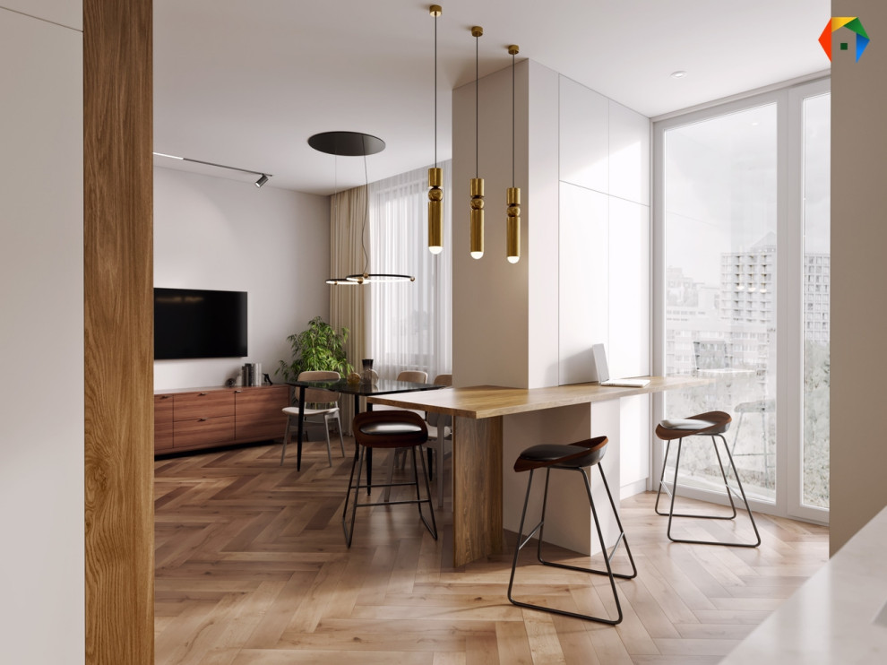 Веласкеса. Дизайн-проект с скрытой кухней