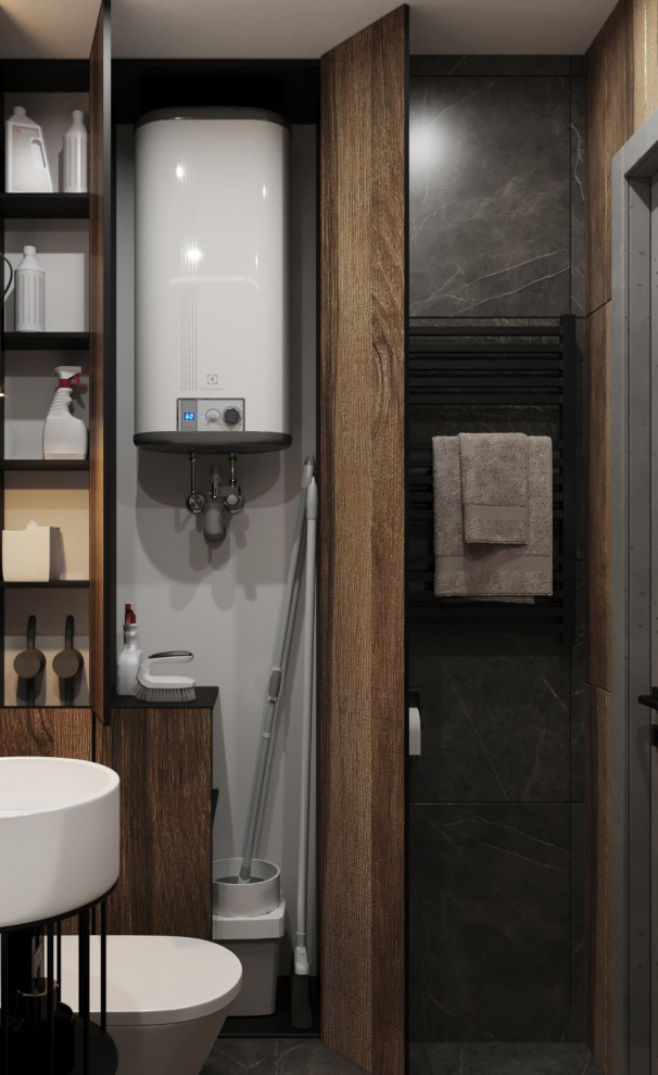 Обложка проекта: Дизайн ванной комнаты 3 м2