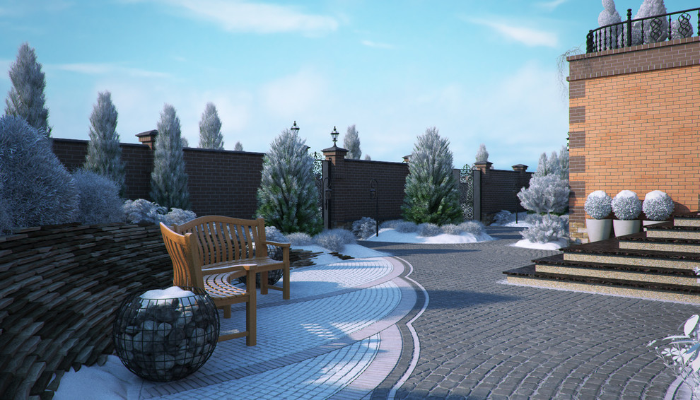 Проект благоустройства участка п.Зубарево. ЗИМА.