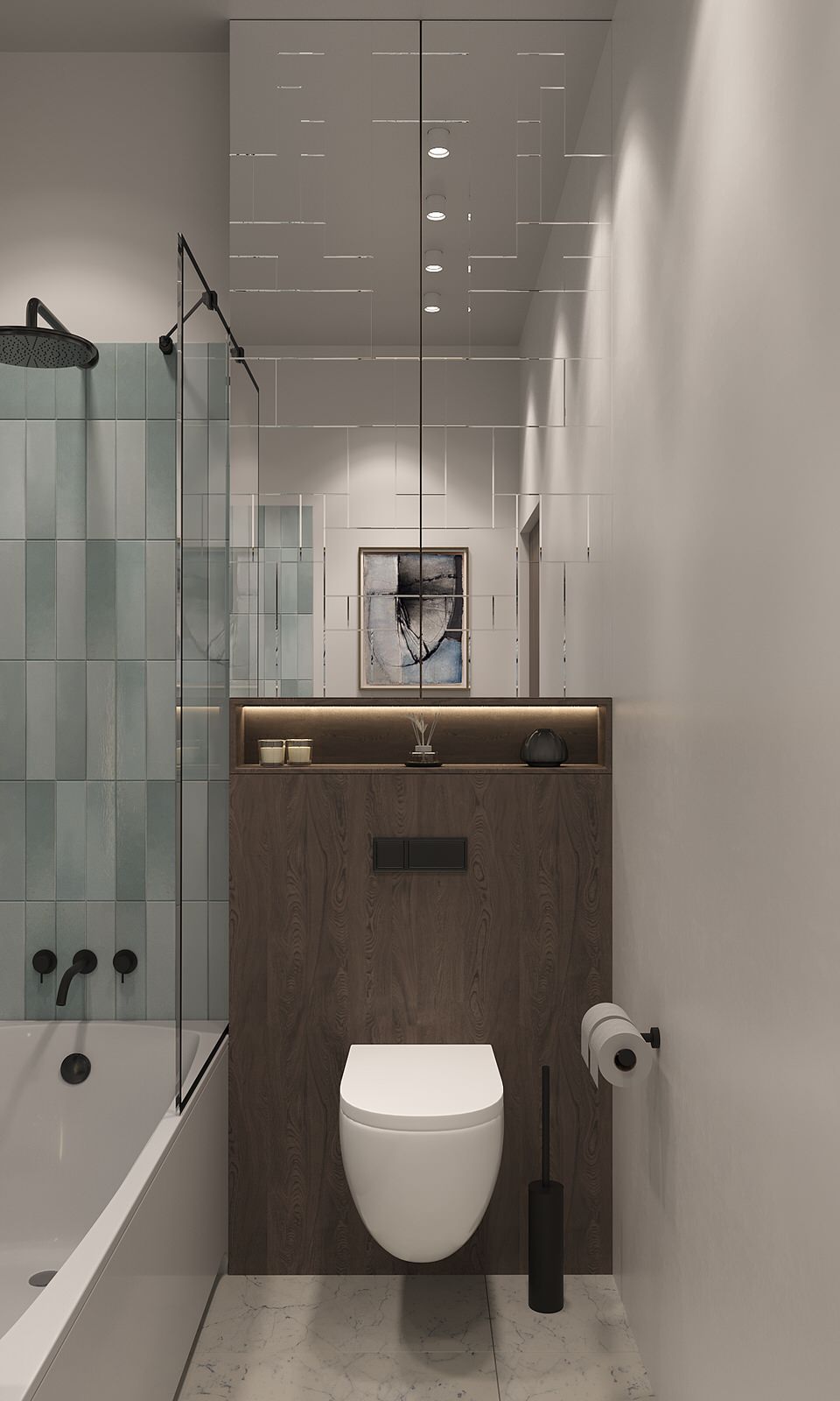 Дизайн интерьера санузла