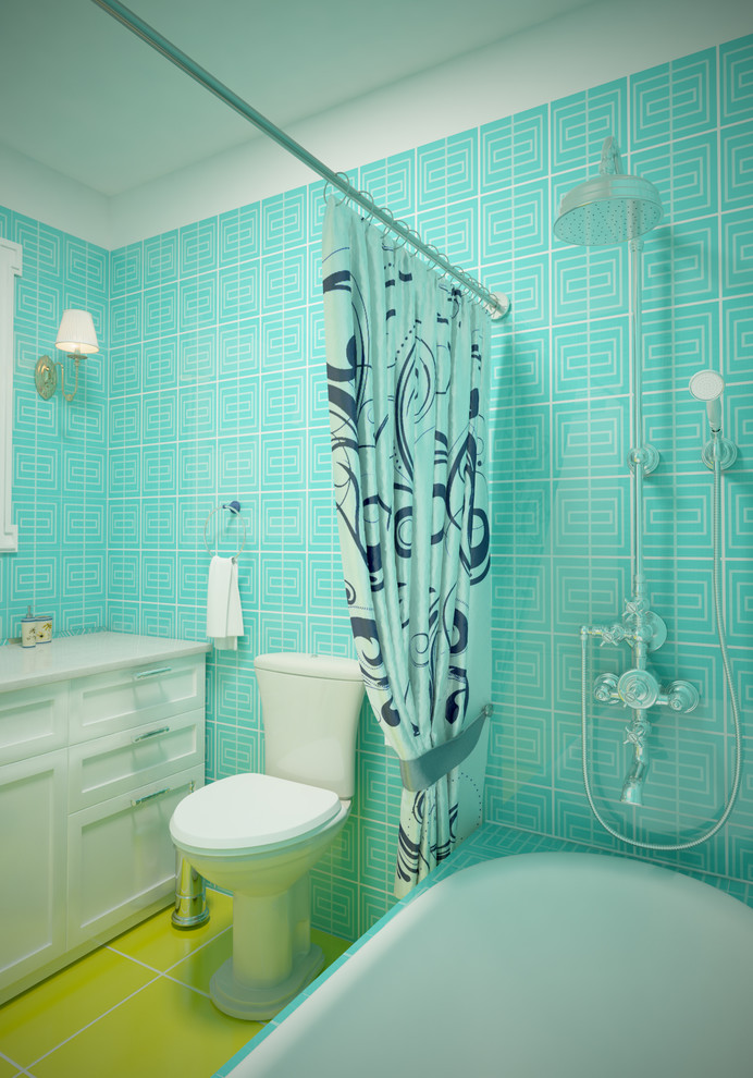 Санузел в стиле Майями