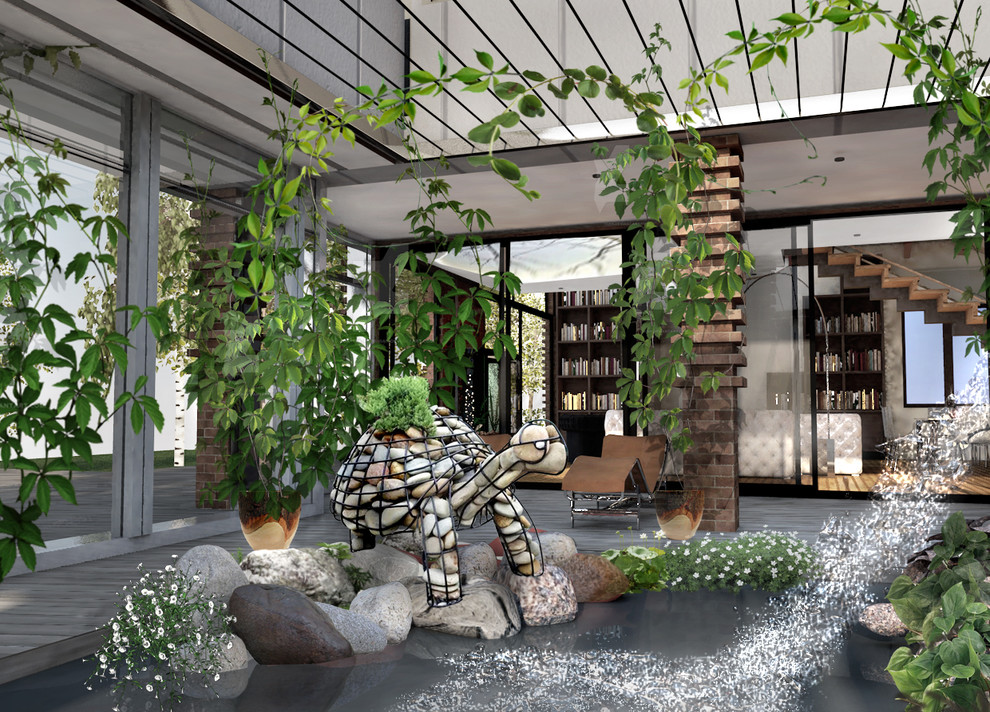 Эскизный проект индивидуального жилого дома в Велегож - парк 2 Тульской области