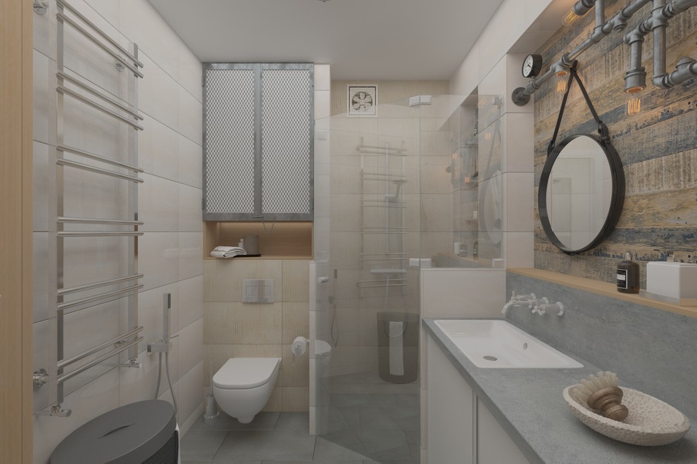 Обложка проекта: Ванная комната в стиле лофт