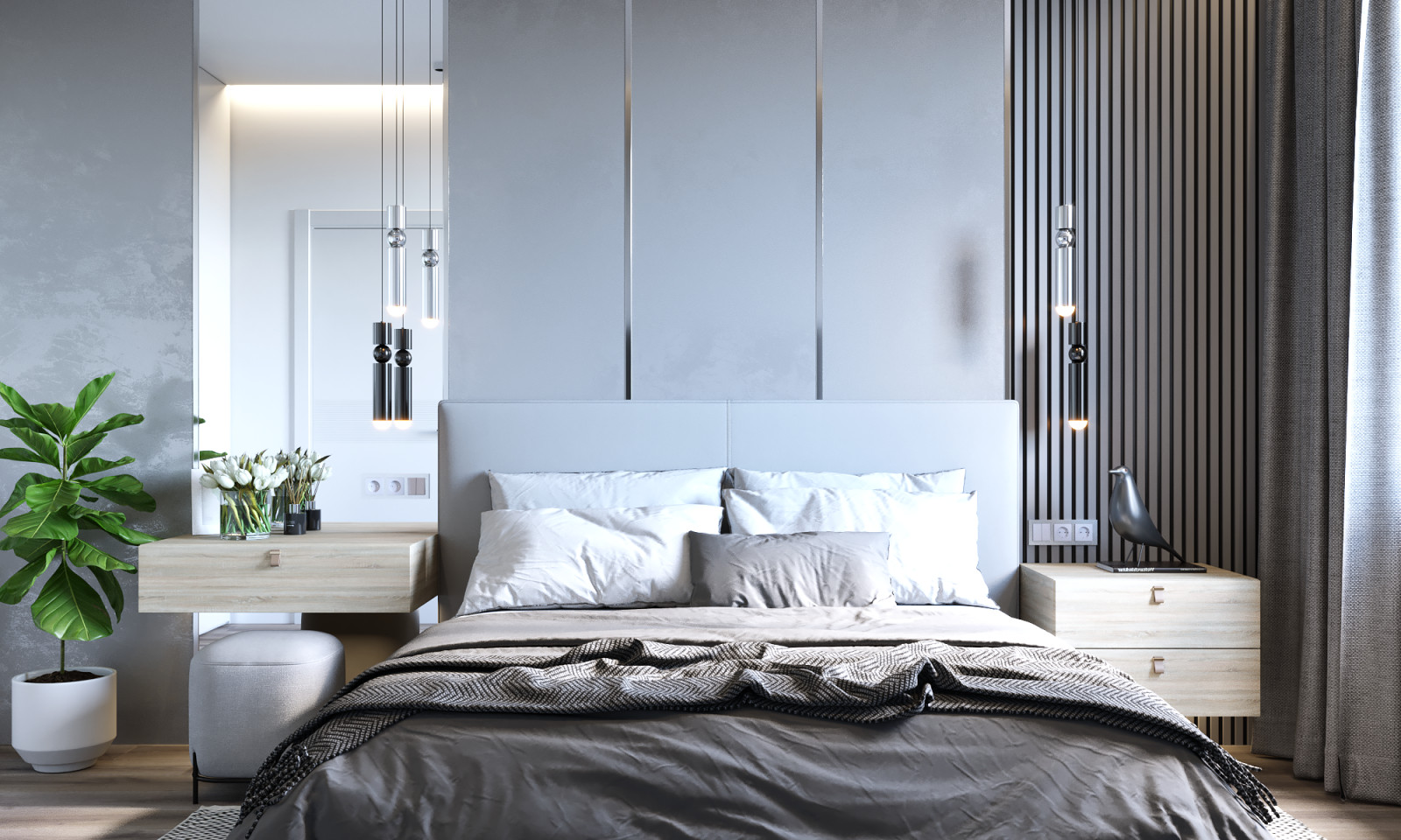 Проект квартиры в Москве 61 м.кв