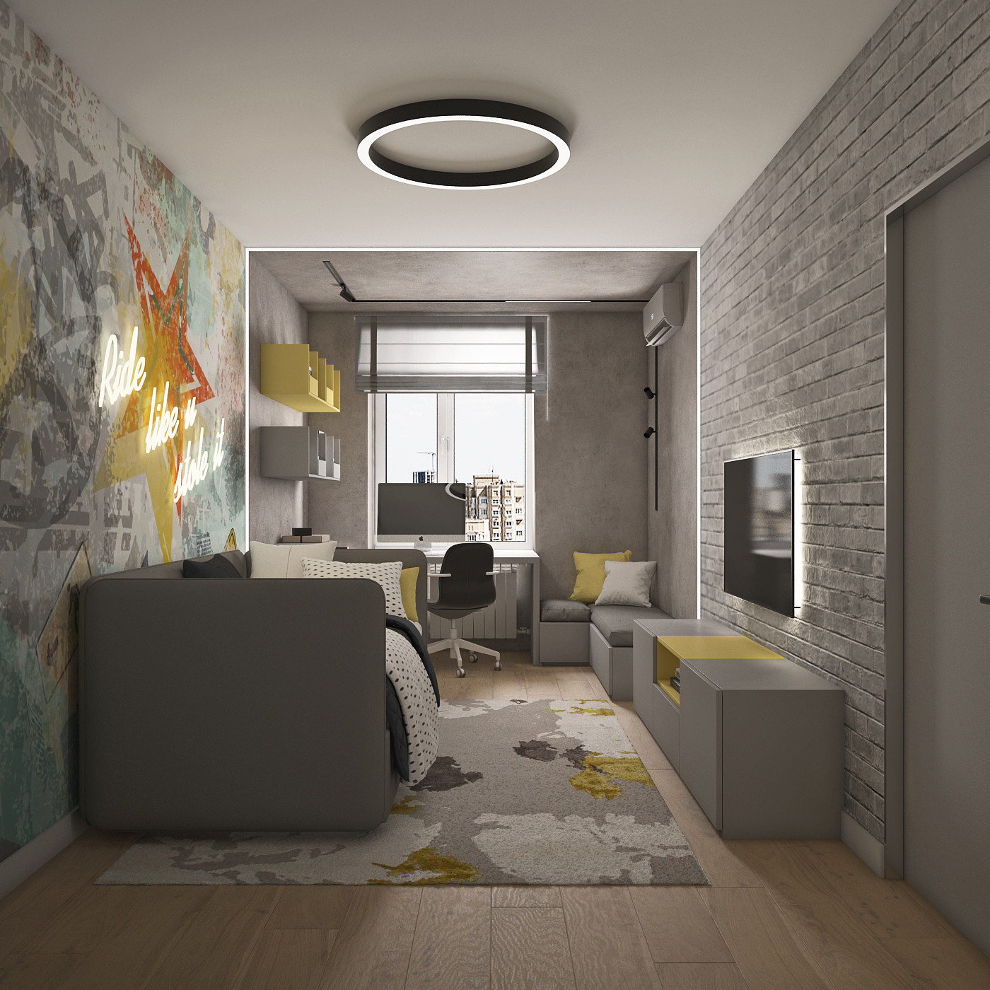 Квартира с двумя детскими для мальчиков