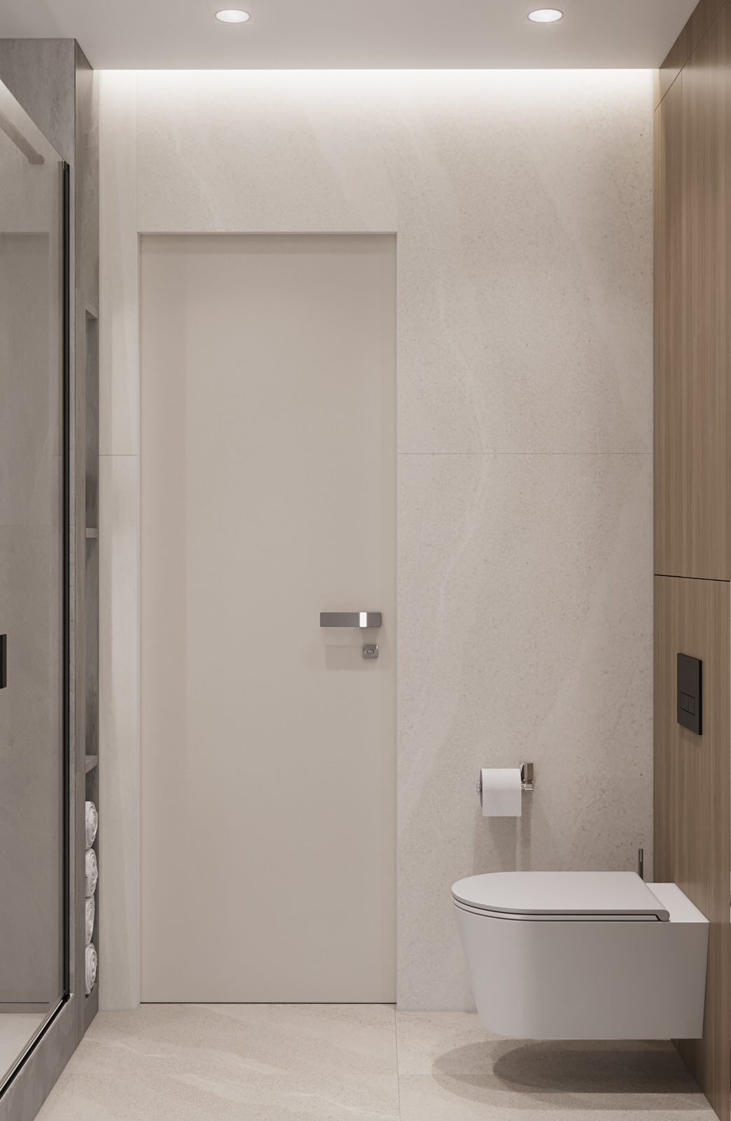 проект "Сдержанный комби на 87м2"