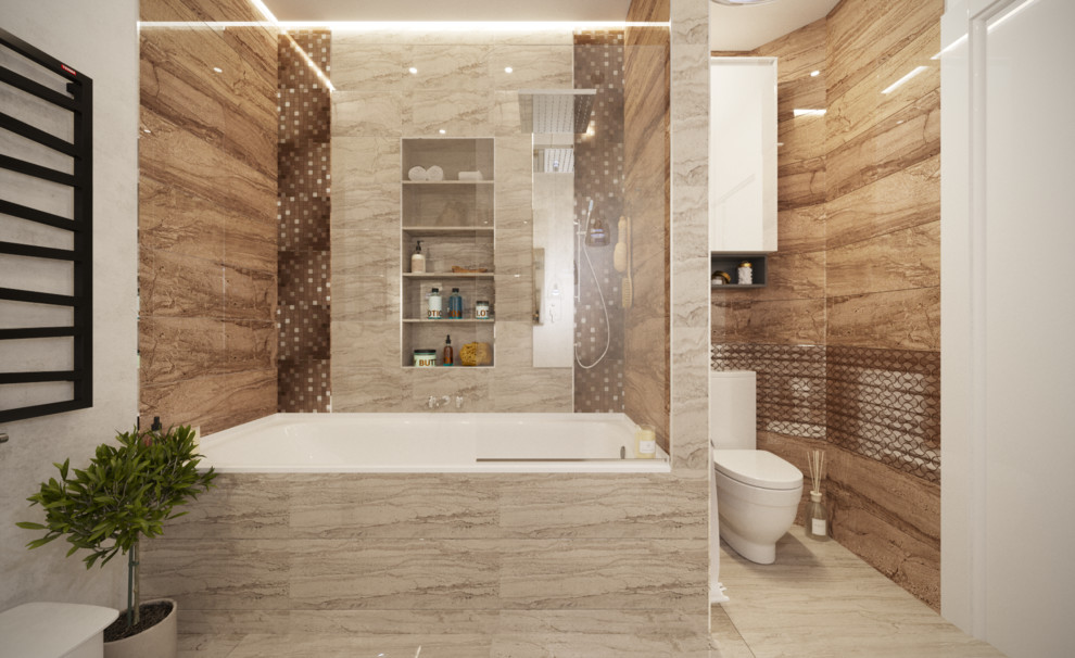 Ванная комната для 3-х комнатной квартиры о. Сахалин