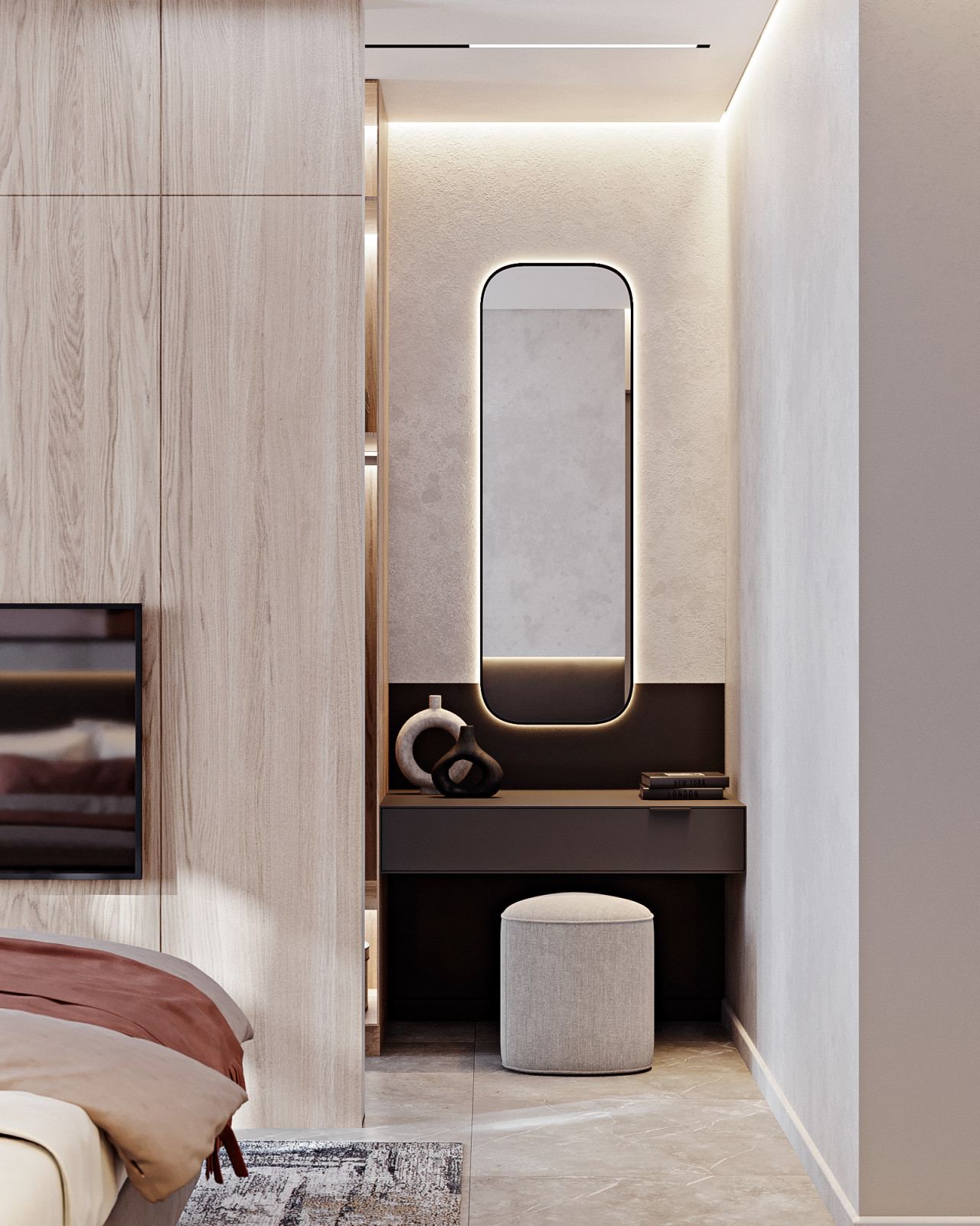 КП Первозванный 1,  спальня (вариант 2)