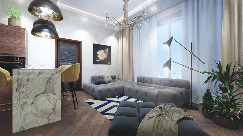 Дизайн проект квартиры на Мосфильмовской