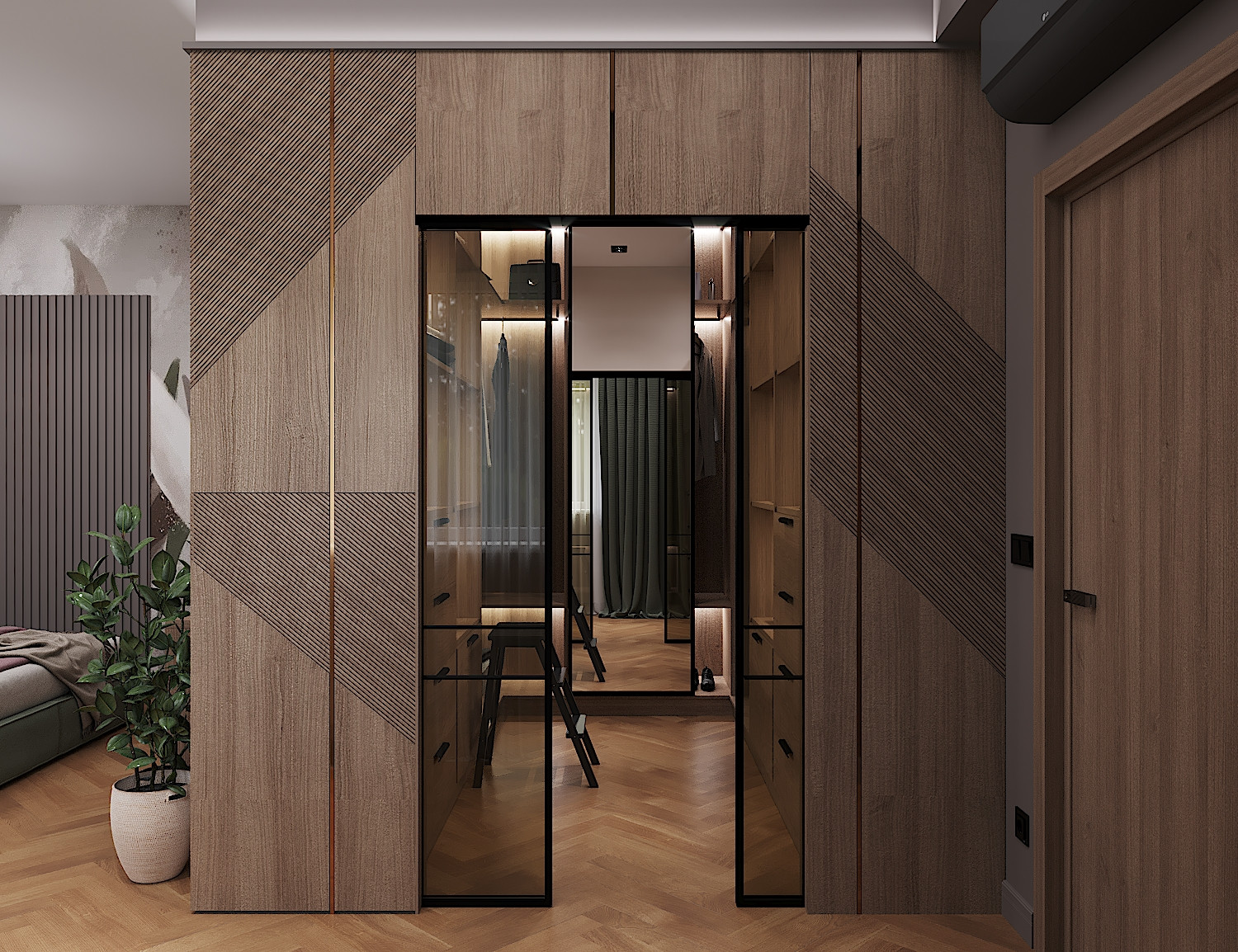 Дизайн интерьера 2го этажа загородного дома