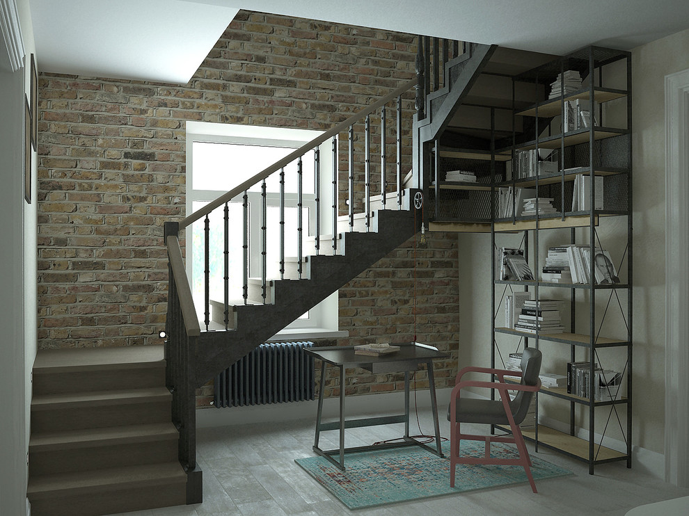 лестница в стиле лофт