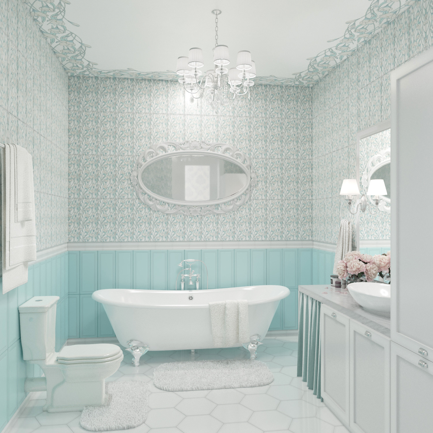 Interior Design in provice style