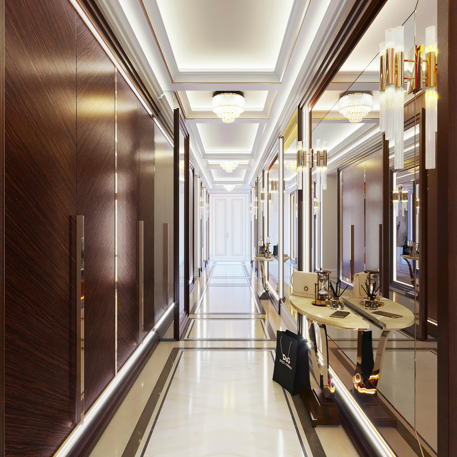 Обложка проекта: Дизайн интерьера квартиры - Неоклассика | Apartment interior design - Neoclassic