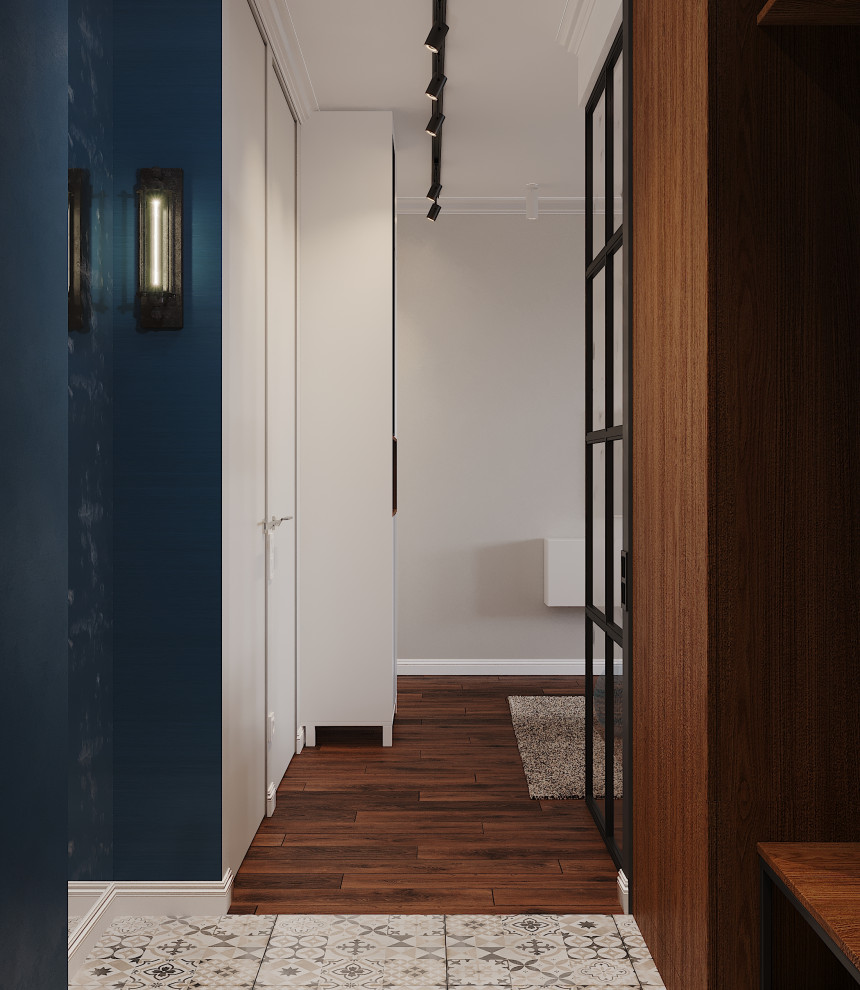 Интерьер в природной гамме для семьи с двумя детьми