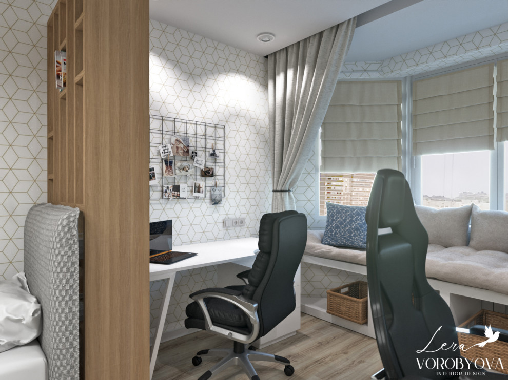 Двухкомнатная квартира в серых тонах