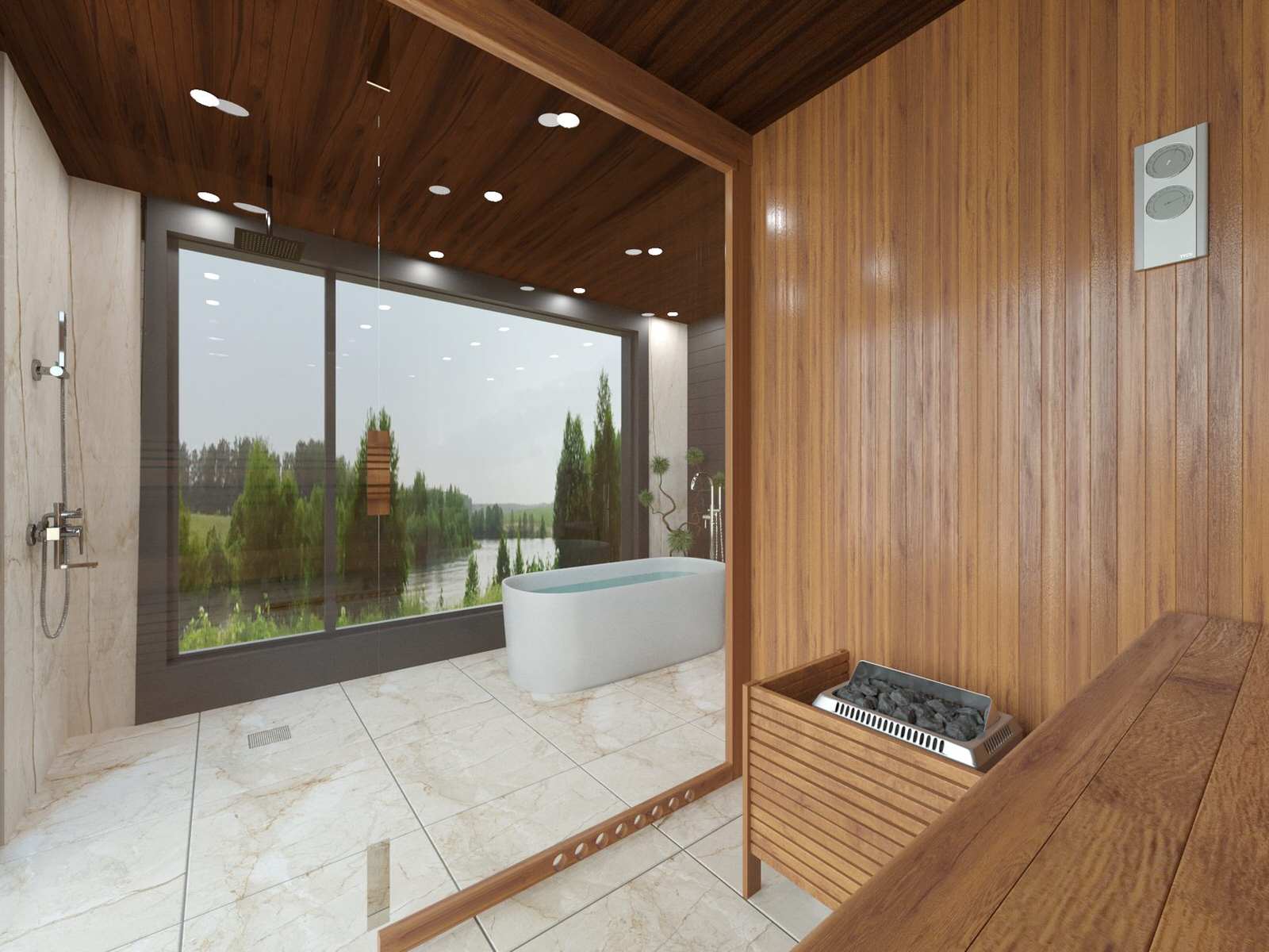 Проект интерьера дома 250 м2 в КП "Дачная практика"