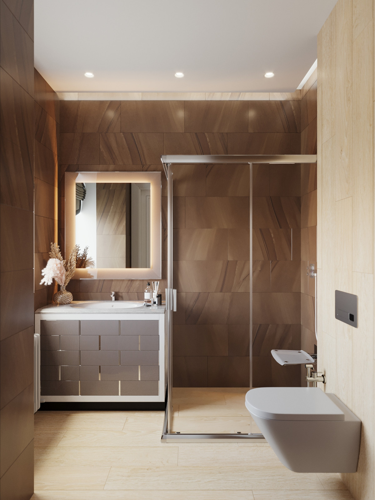 Интерьер загородного дома 280 кв.м КП Вешки