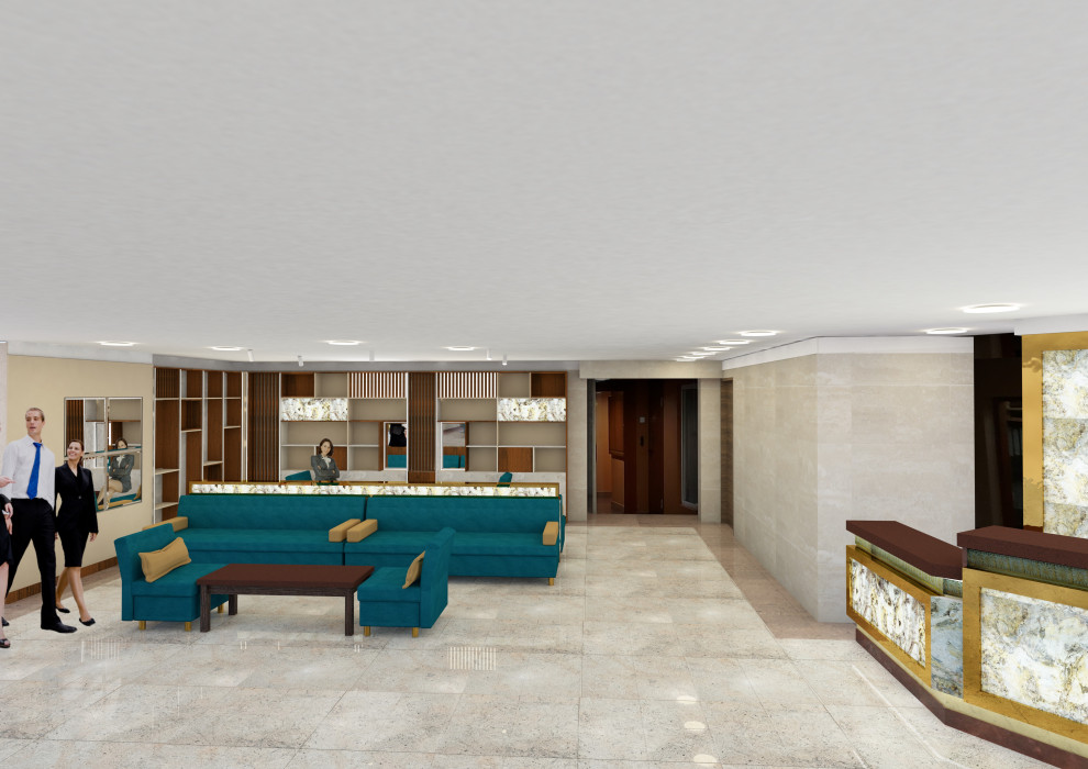 Обложка проекта: Проект холла отеля, 2020