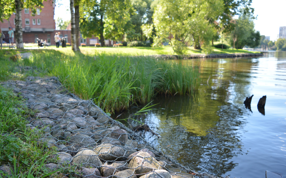 Ландшафт: Что такое габионы и как использовать их в ландшафте