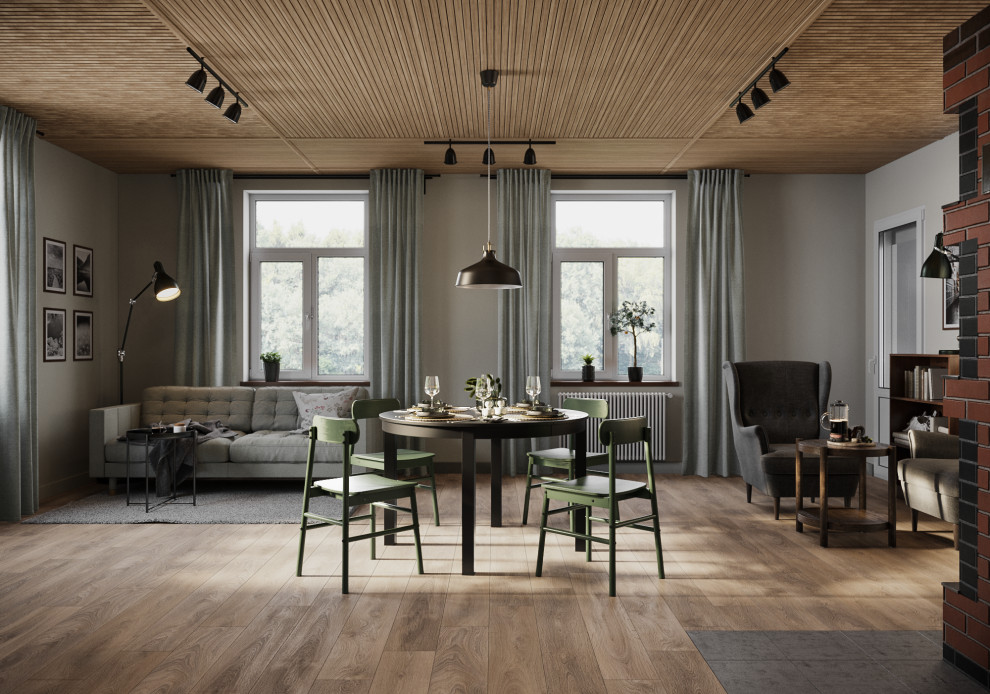 Гостиная загородного дома