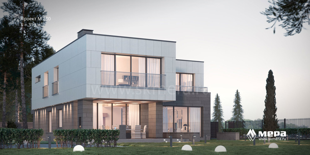 Современные каменные дома