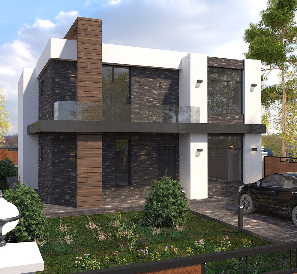 Шикарный коттедж в стиле хайтек