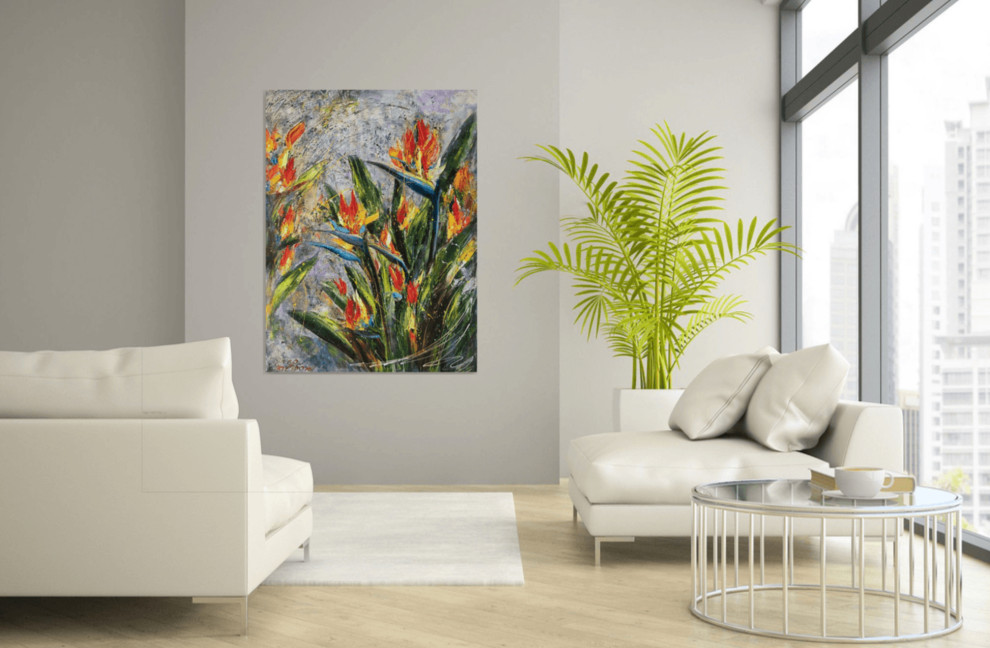 Гостиная - Дизайн интерьера - Картины художницы Дианы Маливани (2)