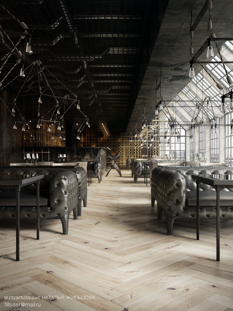 Обложка проекта: Визуализация интерьера ресторана