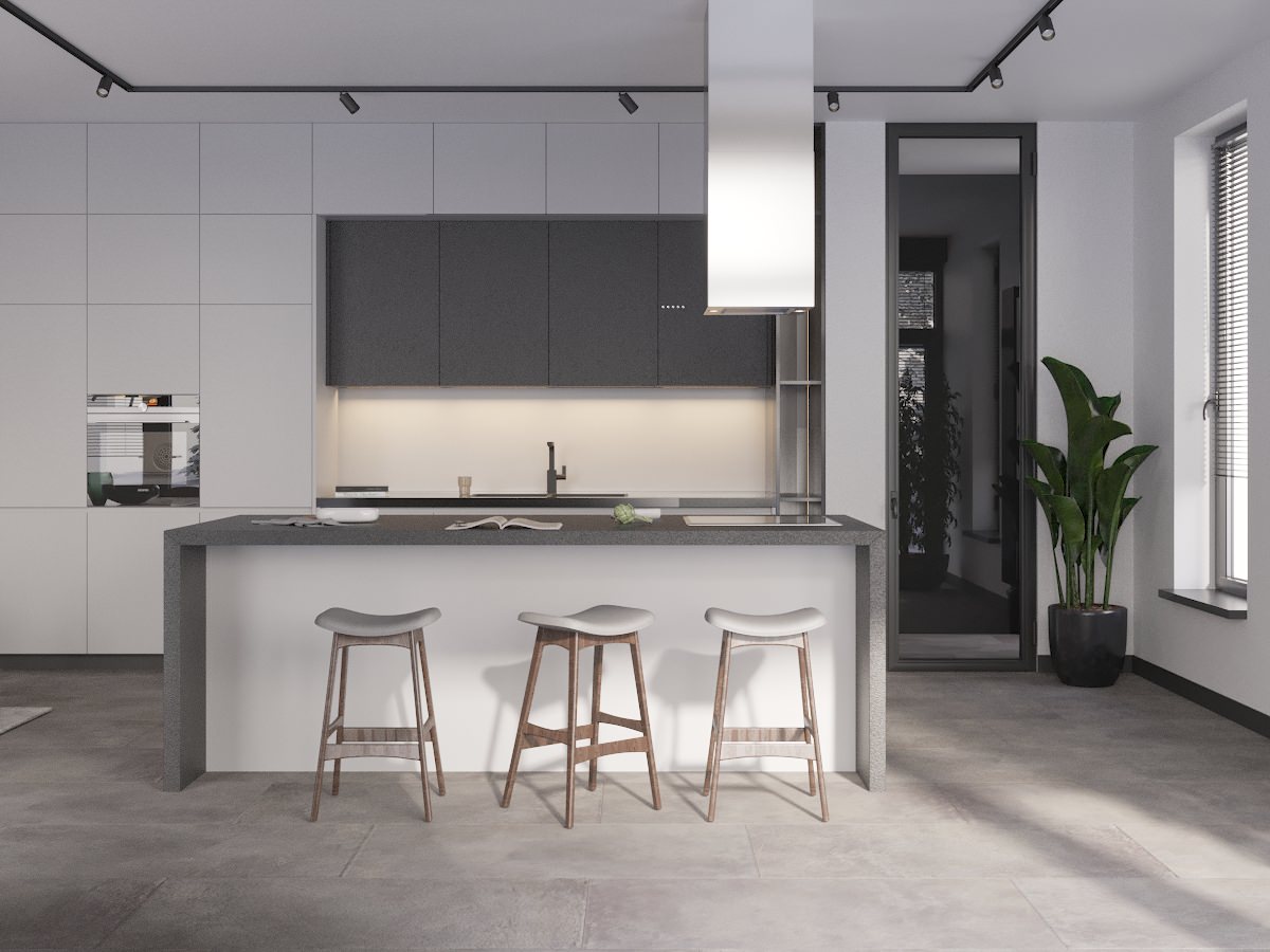 Дом Минимализм в пос.Позелы