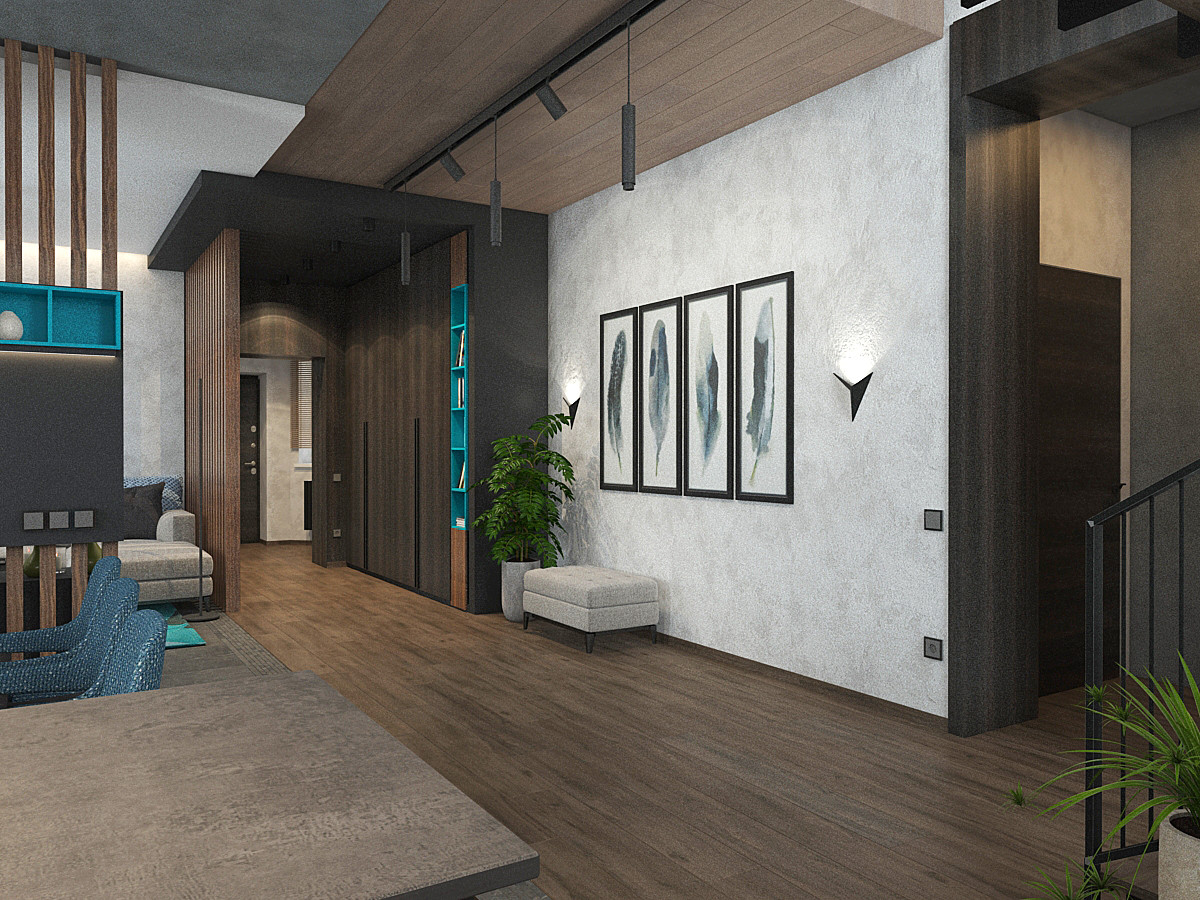 Проект дома общей площадью 198 м2