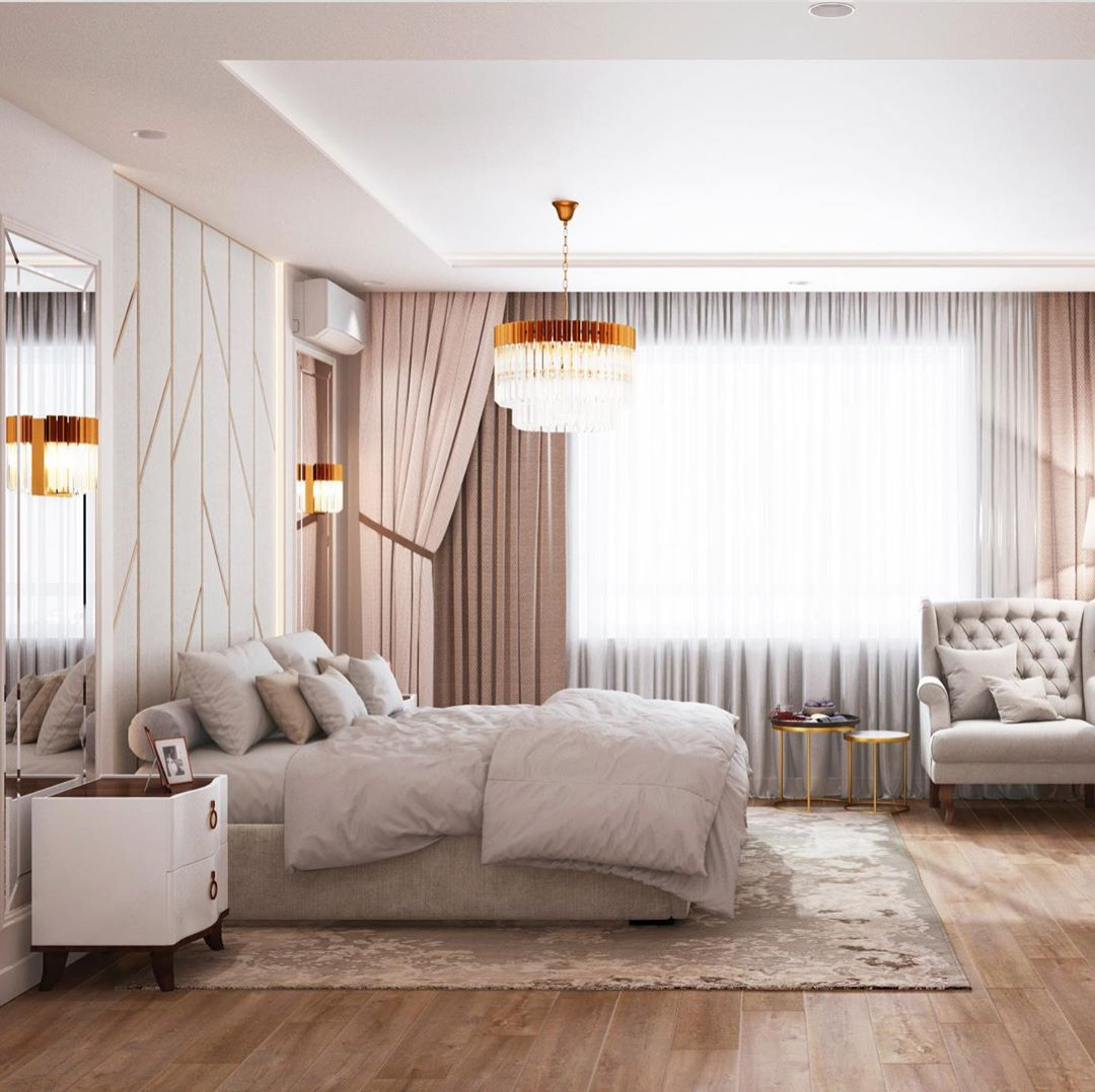 Спальня в загородном доме