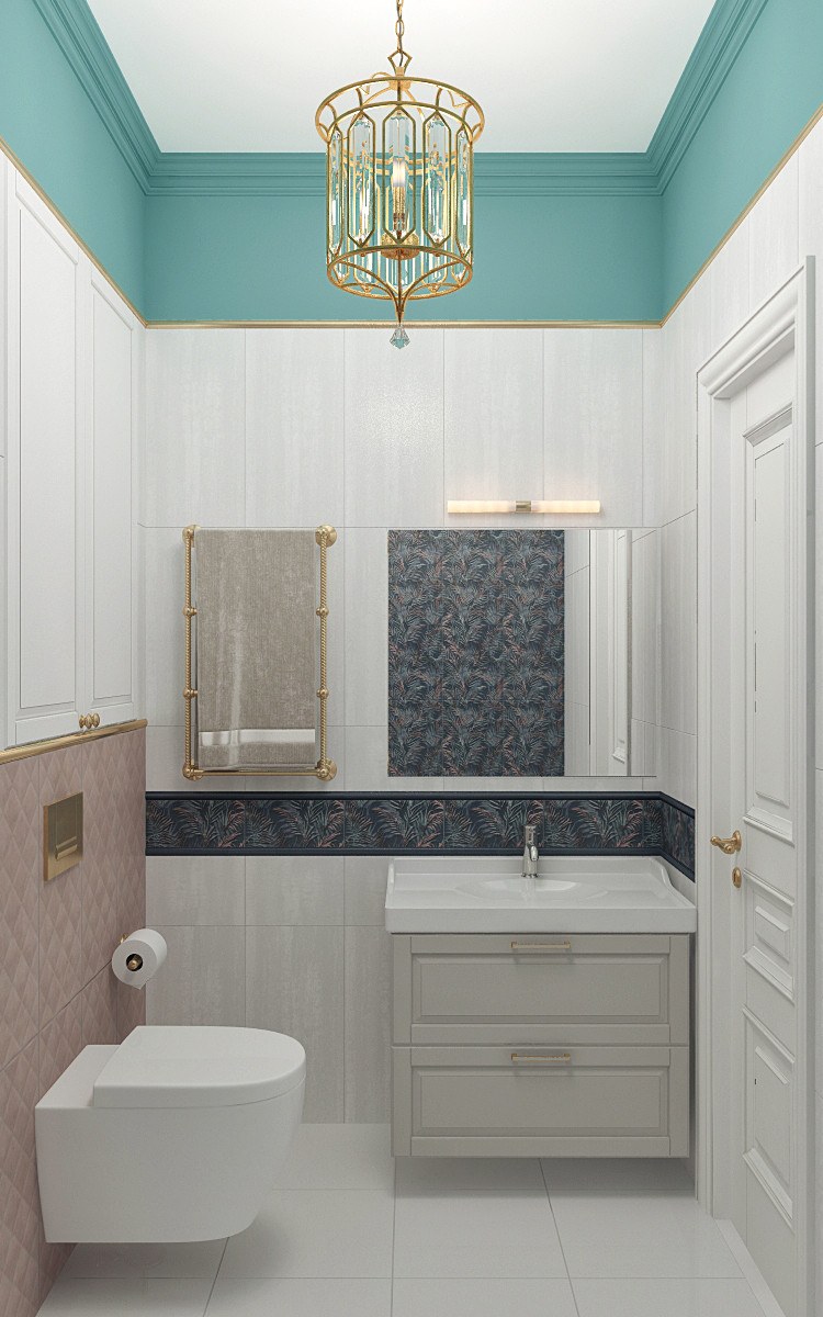 Яркий проект с мебелью и освещением ИКЕА