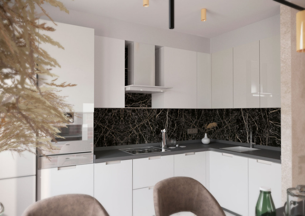 Дизайн интерьера двухкомнатной квартиры - ЖК Спутник