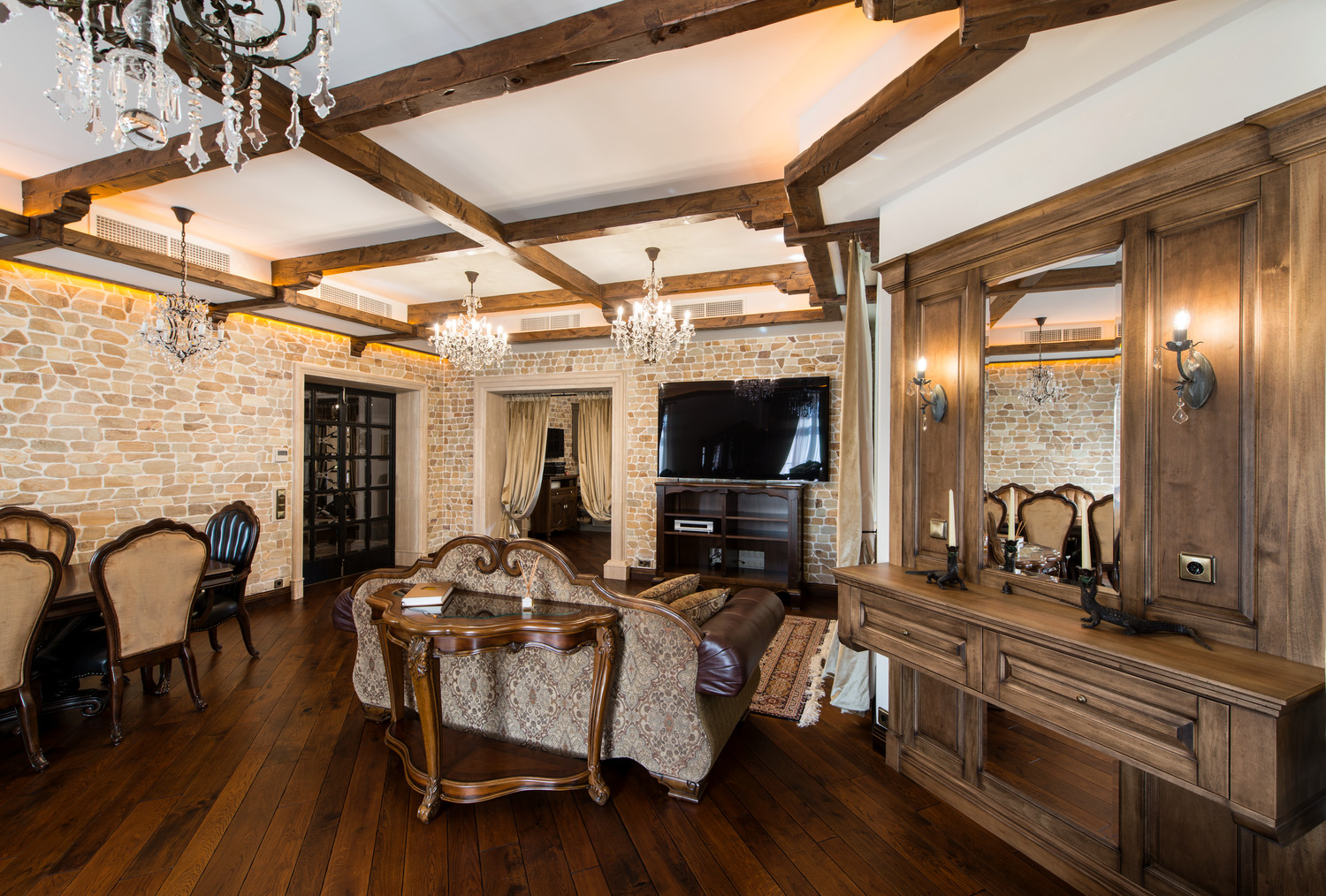 Интерьеры дома в поселке "Третья Охота"