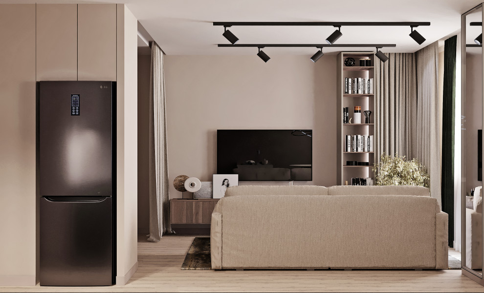 Студия в пастельных тонах