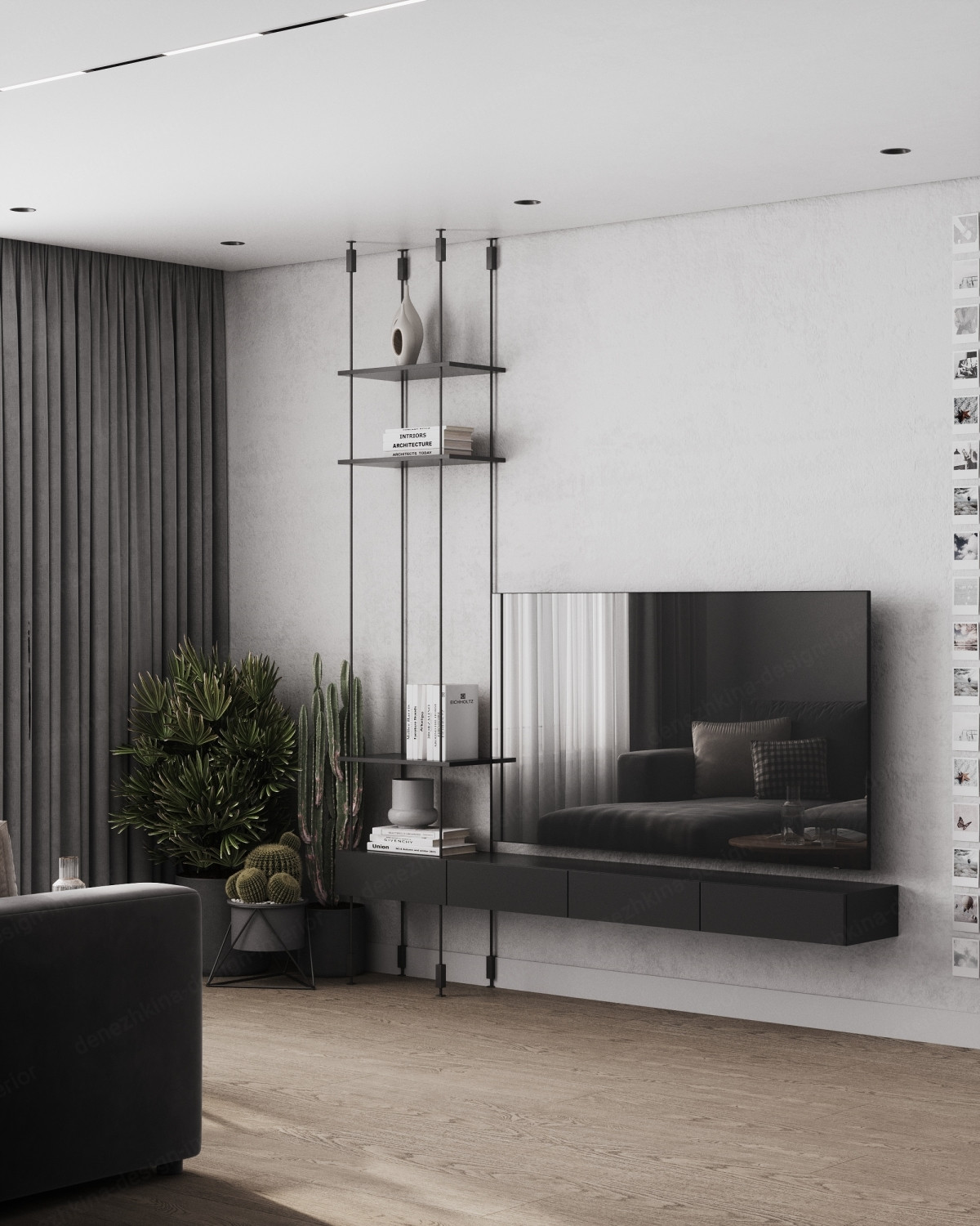 Дизайн проект 3 комнатной квартиры - Красногорск